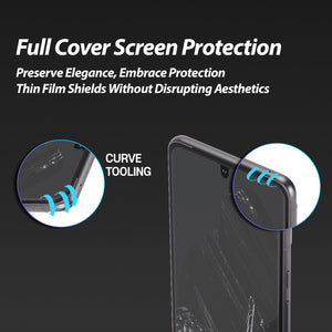 [UV GEN] Google Pixel 8 Pro (2023) Hard Coated Film Screen Protector with UV light - 2 Pack of Film