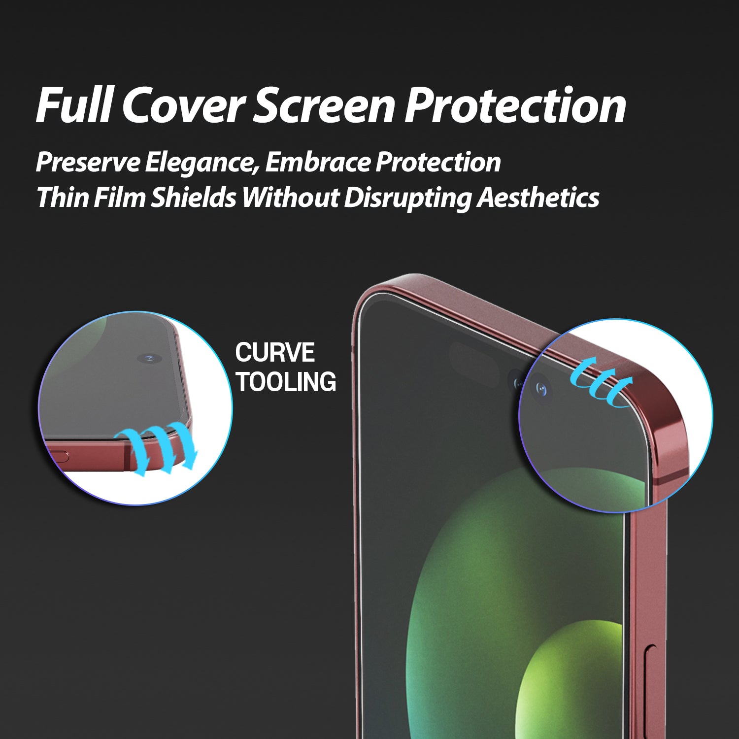 UV GEN] iPhone 15 Pro Max (2023) Hard Coated Film Screen Protector