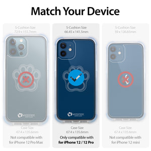 [S-cushion + TPU Case] Phone Skin & Case for iPhone 12 & 12 Pro, Premium Cushioning Skin with 5 Colors by Whitestone