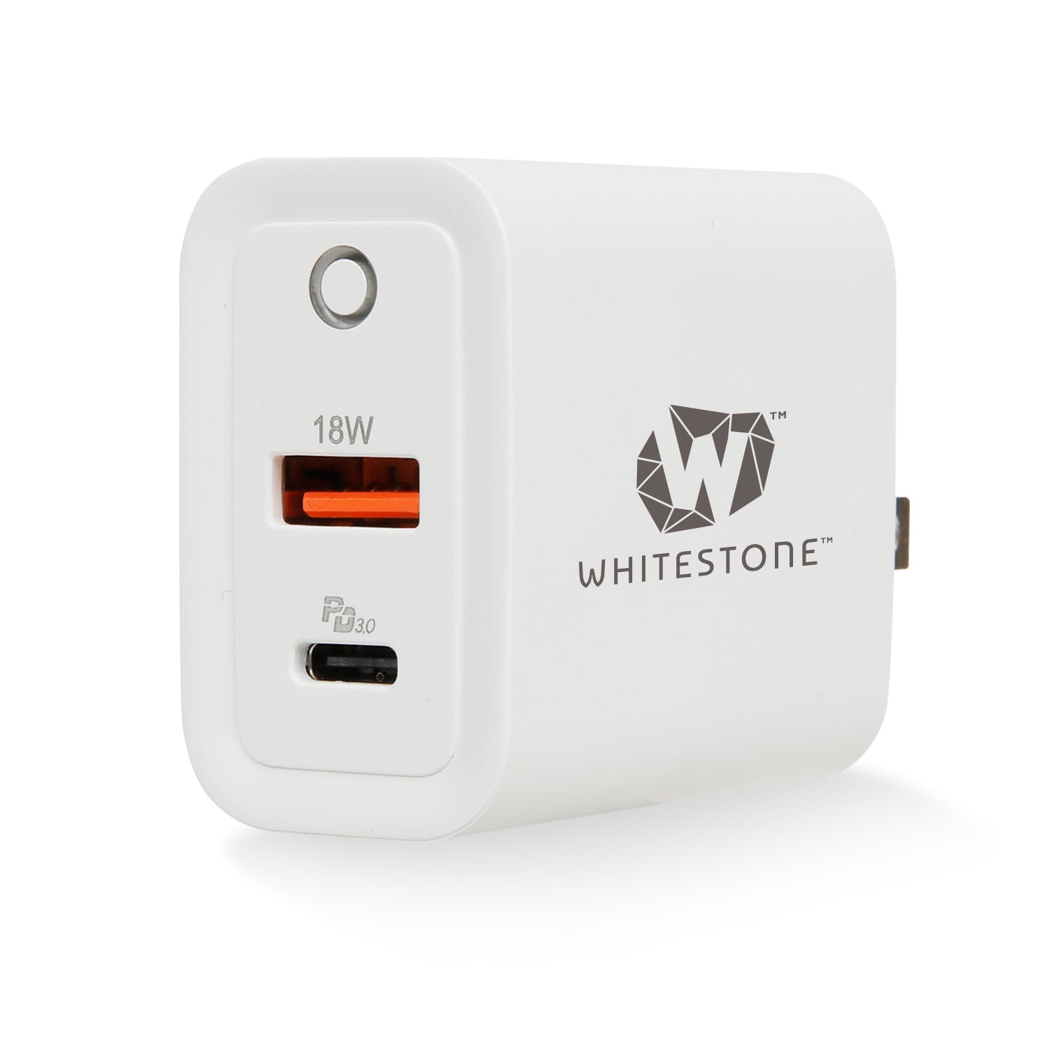 Nubbeh Booth Cargador Pared PD USB-C 30W Quick Charger 3.0 Blanco