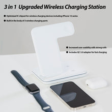 Load image into Gallery viewer, [Dome Charger] 3 in 1 Wireless Charging Station - 15W QI Fast Wireless Charger