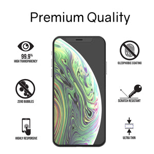 iPhone XS Dome Glass Tempered Glass Screen Protector