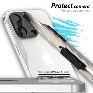 SaharaCase ZeroDamage Camera Lens Protector for Apple iPhone 13 and iPhone 13 Mini White 2/Pack