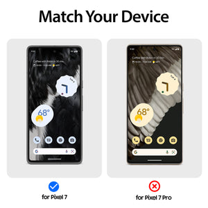 [Dome Case] For Google Pixel 7 (2022), Slim Fit, Flexible sillicone Black TPU Case, Protective Phone Cover - Black