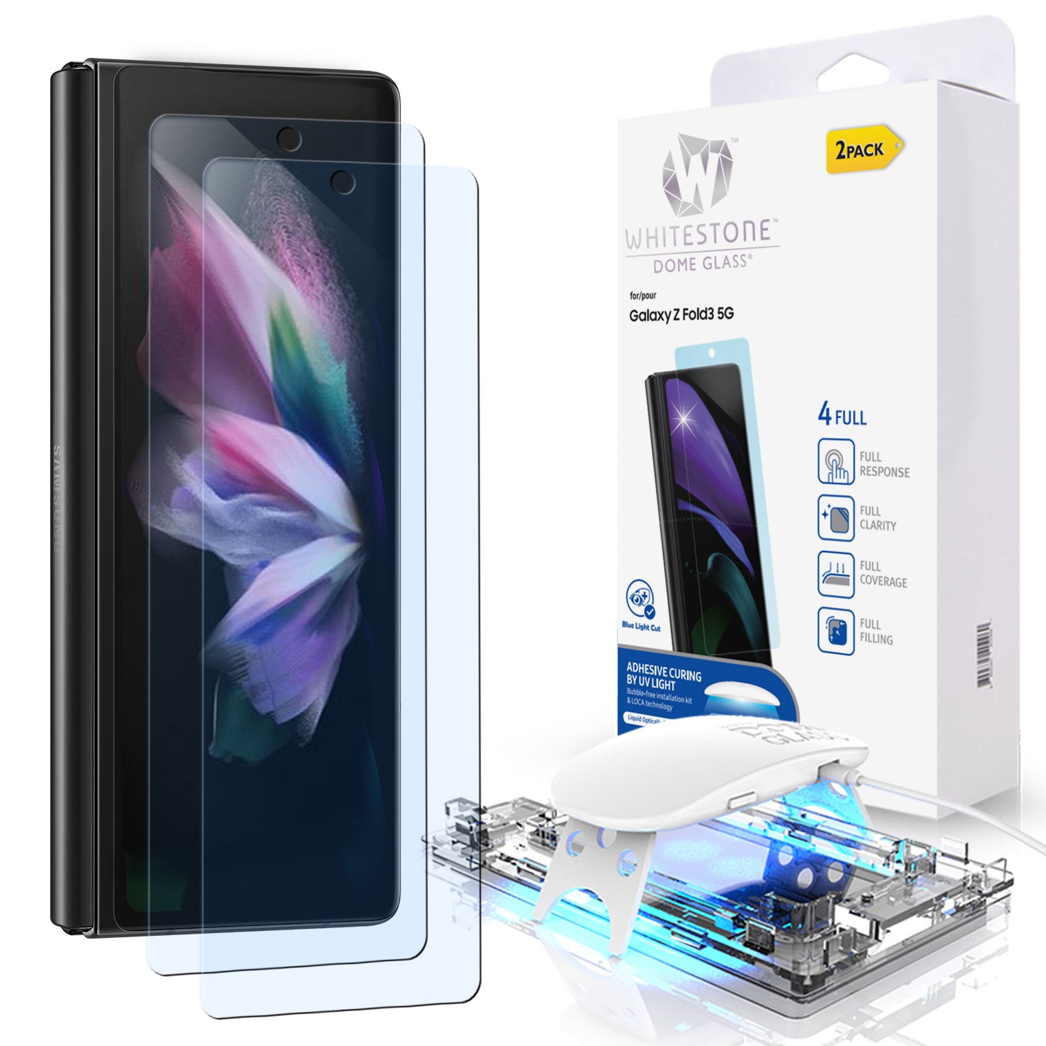 [Dome Glass] Galaxy Z Fold Tempered Glass Screen Protector