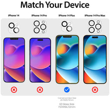 Load image into Gallery viewer, [EZ w Cam] iPhone 14 Plus EZ Glass Screen Protector (6.7&quot;) with Camera Protector - 3 Pack