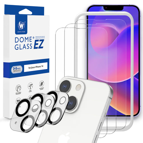 [Whitestone Dome] iPhone 14 EZ Glass Screen Protector (6.1