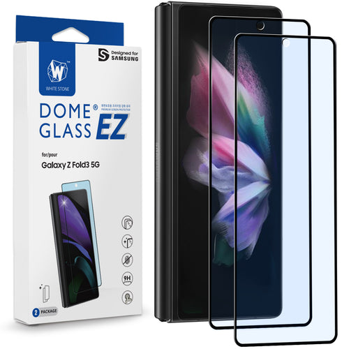 [EZ] Whitestone Galaxy Z Fold 3 EZ Tempered Glass Screen Protector - 2 Pack