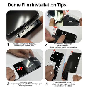 [Dome Premium Film] Galaxy S21 Ultra EPU Film Screen Protector with Glass Camera Protector - 5PACK