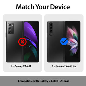 [Dome Case] Samsung Galaxy Z Fold 3 Contrast Case - Matte Black