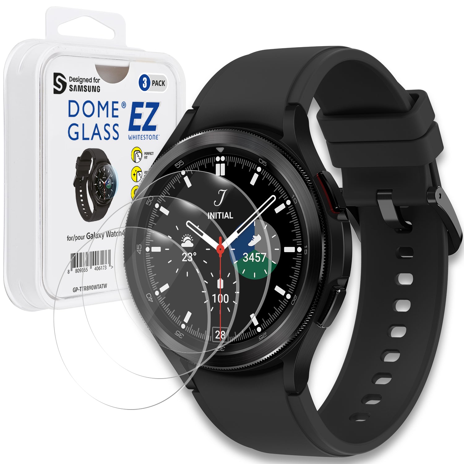 EZ Whitestone Galaxy Watch 4 Classic 42mm Premium Tempered