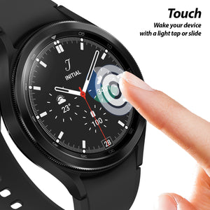 [EZ] Whitestone Galaxy Watch 4 Classic (46mm) Premium Tempered Glass Screen Protector - 3 PACK