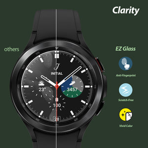 [EZ] Whitestone Galaxy Watch 4 Classic (46mm) Premium Tempered Glass Screen Protector - 3 PACK