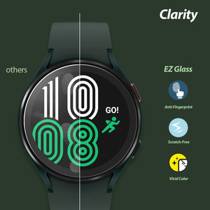 [EZ] Whitestone Galaxy Watch 4 / 5 (44mm) Premium Tempered Glass Screen Protector - 3 PACK