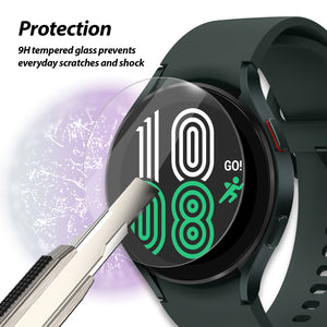 [EZ] Whitestone Galaxy Watch 4 / 5 (44mm) Premium Tempered Glass Screen Protector - 3 PACK