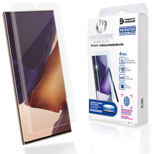 [Dome Glass] Galaxy Note 20 Ultra Screen Protector [Dome Glass] Full 3D Curved Edge Tempered Glass Shield [Liquid Dispersion Tech] Easy Install Kit