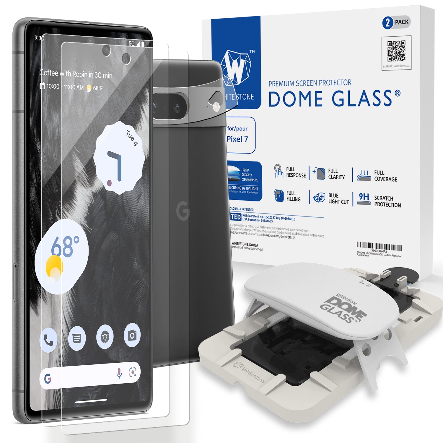 HD Tempered Glass Screen Protector for Google Pixel 7 
