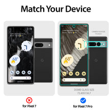 Load image into Gallery viewer, [Dome Glass] Google Pixel 7 Pro (2022) Tempered Glass Screen Protector with 1 Pack of Camera Film Protector - 2Pack of Glass