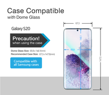 Load image into Gallery viewer, Galaxy S20 / S20 5G Dome Glass Tempered Glass Screen Protector