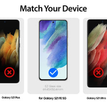 Load image into Gallery viewer, [EZ] Whitestone Galaxy S21 FE EZ Tempered Glass Screen Protector - 2 Pack