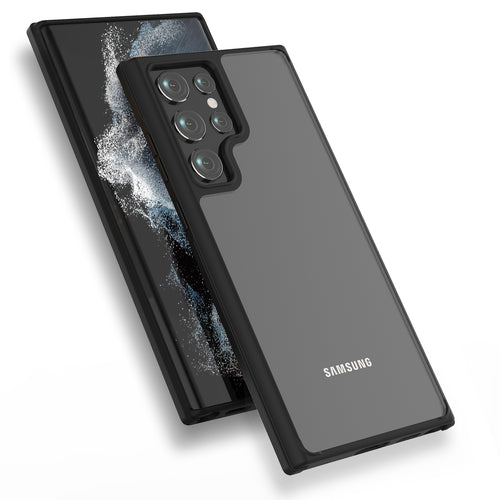 PanzerGlass Edge to Edge - Samsung Galaxy S22 Ultra Verre trempé Protection  d'écran - Compatible Coque - Noir 4-122254 