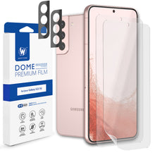 Load image into Gallery viewer, [Dome Premium Film] Samsung Galaxy S22 Hard Film Screen Protector with Camera Protector - 2Pack