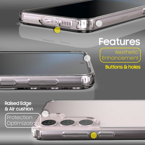 [Dome Case] Samsung Galaxy S23 Plus Premium Crystal Clear Case