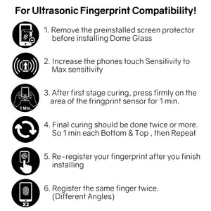 Galaxy S20 / S20 5G Dome Glass Tempered Glass Screen Protector