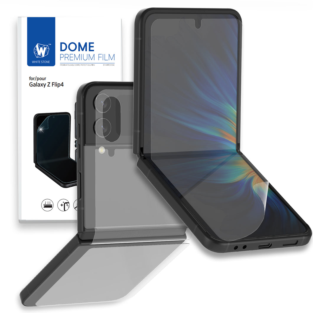 [Dome Premium Film] Samsung Galaxy Z Flip 4 TPU Film Screen Protector with Hinge Cover Film - 1PACK