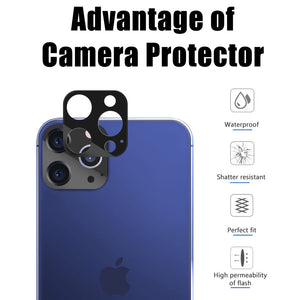 Whitestone EZ iPhone 12 Pro Camera Protector - 2 Pack (6.1")