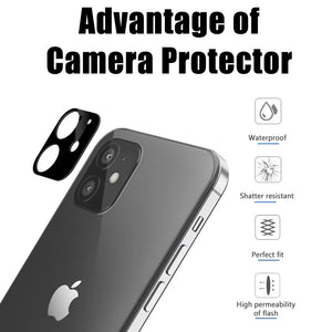 Whitestone EZ iPhone 12 Camera Protector - 2 Pack (6.1")