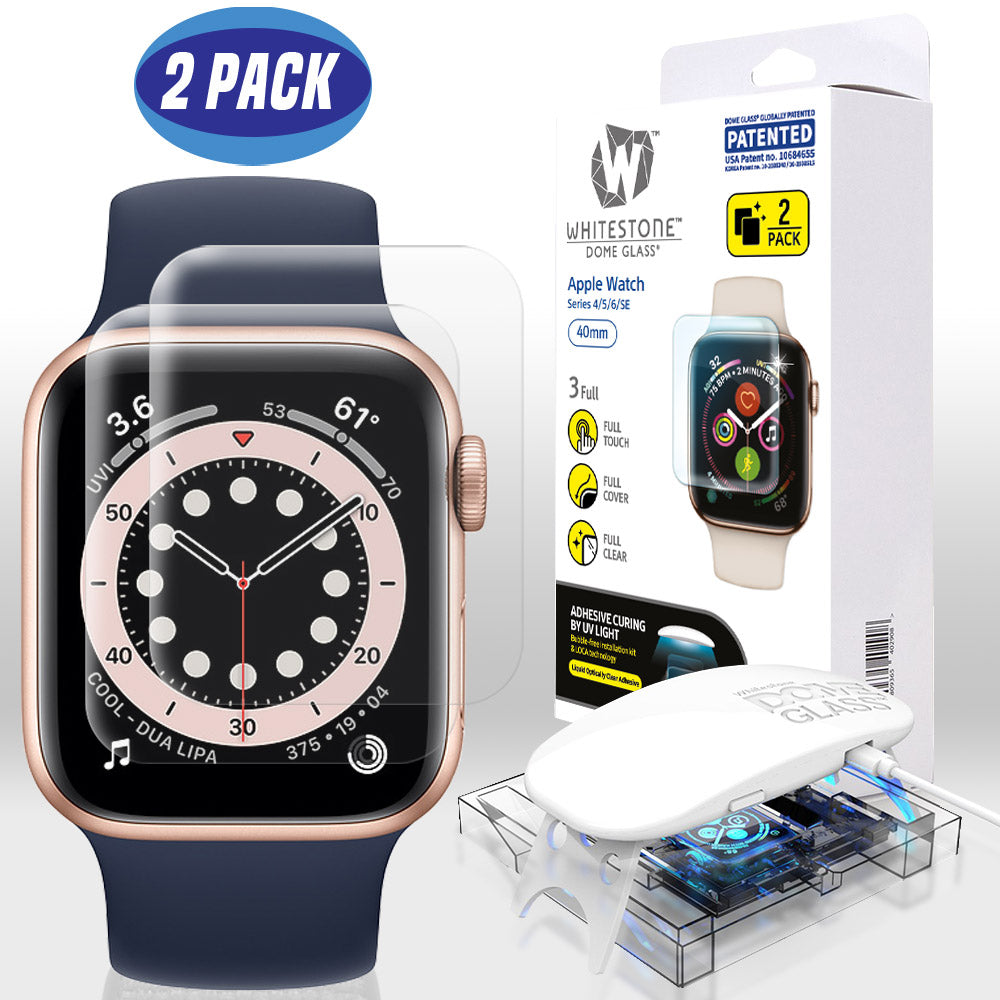 Apple Watch Tempered Glass Screen Protector (Series 5 - 40 mm