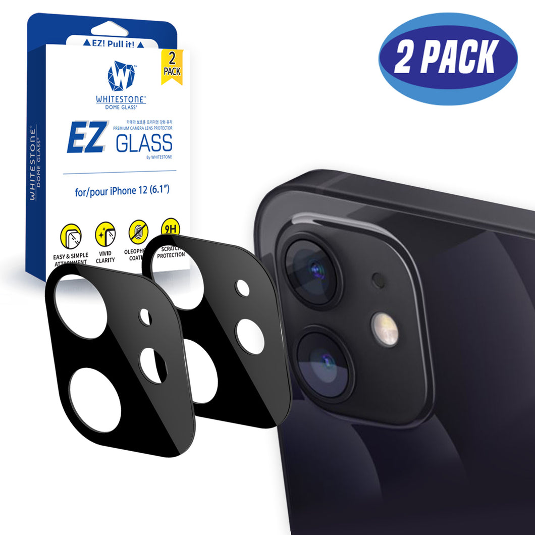 Whitestone EZ iPhone 12 Camera Protector - 2 Pack (6.1