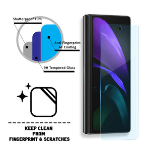 [Dome Glass] Galaxy Z Fold 2 Dome Glass Tempered Glass Screen Protector