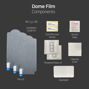 [Dome Premium Film] Galaxy S21 Plus 8H Film Screen Protector with Glass Camera Protector - 5PACK