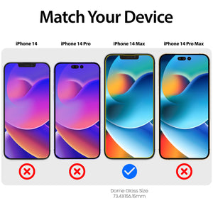 [Dome Glass] iPhone 14 Plus Tempered Glass Screen Protector (6.7")