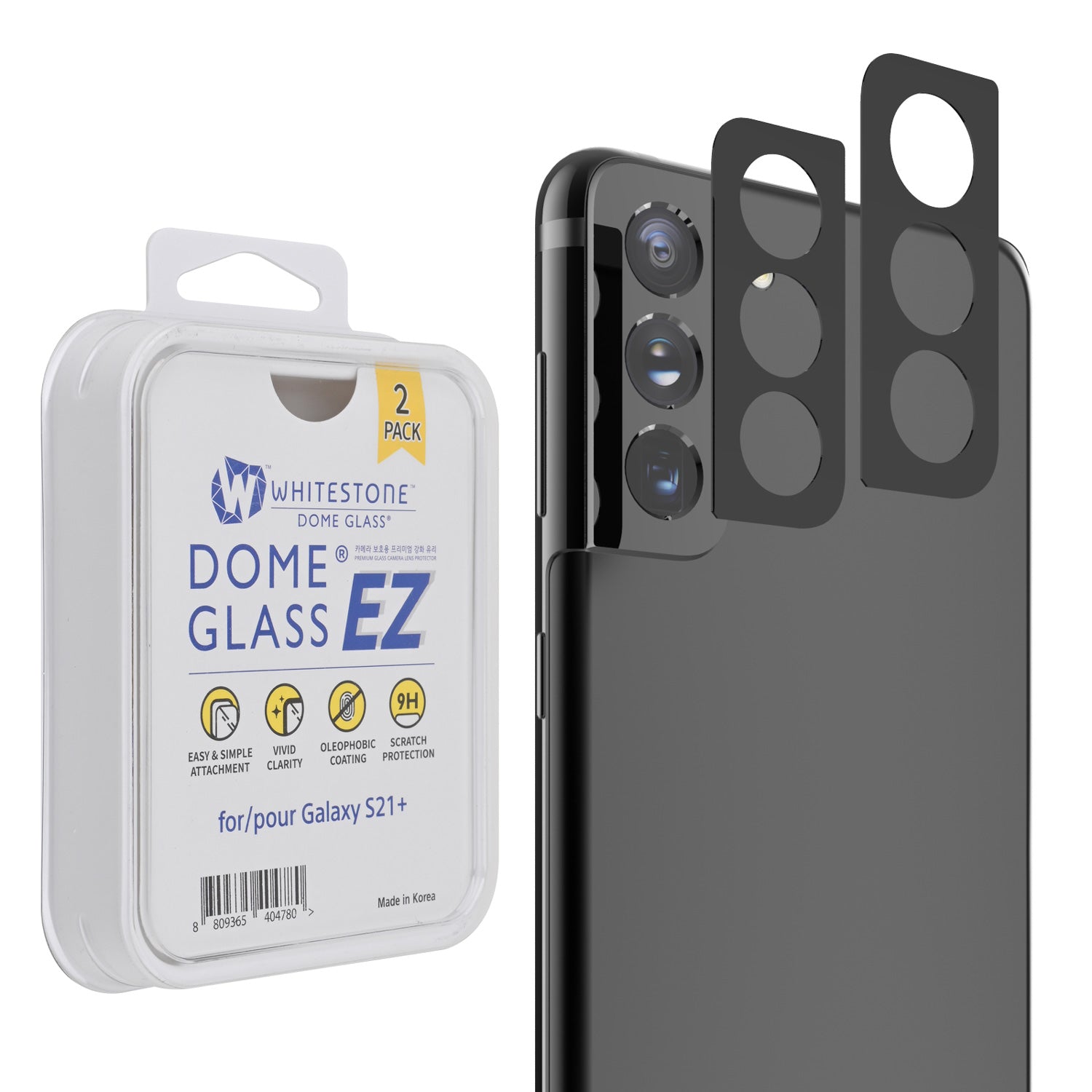 [Camera EZ] Whitestone EZ S21 Plus Camera Screen Tempered Glass Protector  Pack