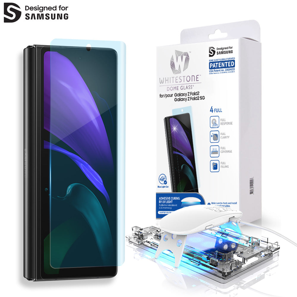 [Dome Glass] Galaxy Z Fold 2 Dome Glass Tempered Glass Screen Protector