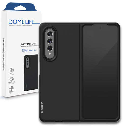 [Dome Case] Samsung Galaxy Z Fold 3 Contrast Case - Matte Black