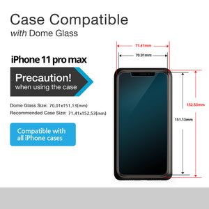 iPhone 11 Pro Max Tempered Glass Screen Protector