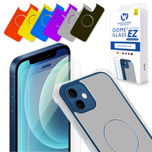 Load image into Gallery viewer, [S-Cushion + EZ Glass + Case] iPhone 12 mini Premium Microfiber Shock Proof Back Cover with Screen Cleaning feature &amp; Phone Case &amp; EZ Glass
