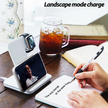 Load image into Gallery viewer, [Dome Charger] 3 in 1 Wireless Charging Station - 15W QI Fast Wireless Charger