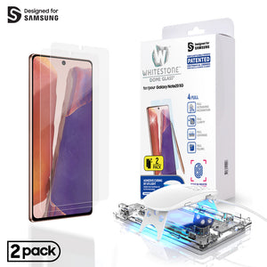 [Dome Glass] Galaxy Note 20 Screen Protector [Dome Glass] Full Coverage Tempered Glass Shield [Liquid Dispersion Tech] Easy Install Kit for Samsung Galaxy Note 20