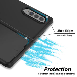 [Dome Case] Samsung Galaxy Z Fold 3 Contrast Case - Matte Black