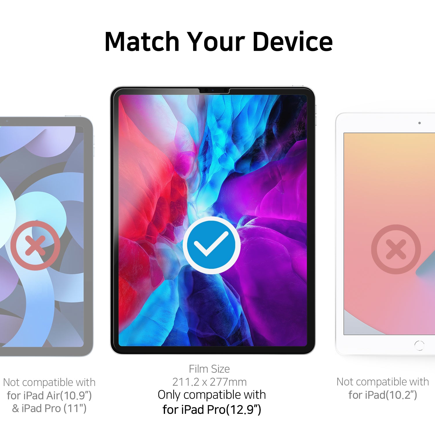 [2 PACK] iPad Pro 12.9" Paper Feel Screen Protector - Thumbnail 2