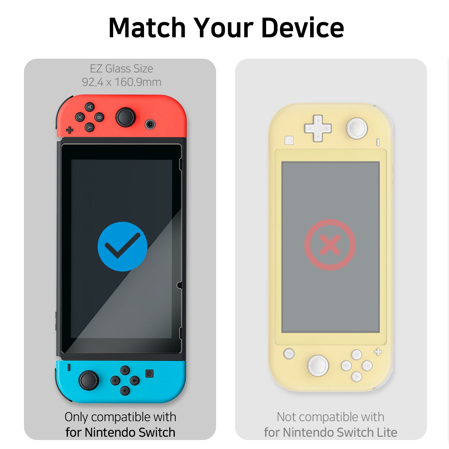 2 PACK] Nintendo Glass Screen Protector – Whitestonedome