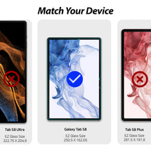 Load image into Gallery viewer, [EZ] Samsung Galaxy Tab S8 Tempered EZ Glass with Installation Jig