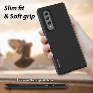 [Dome Case] Samsung Galaxy Z Fold 3 Contrast Case - Matte Black