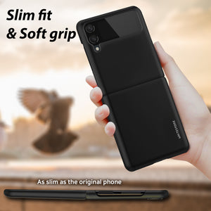 [Dome Case] Samsung Galaxy Z Flip 3 Contrast Case - Matte Black