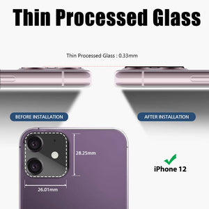 Whitestone EZ iPhone 12 Camera Protector - 2 Pack (6.1")